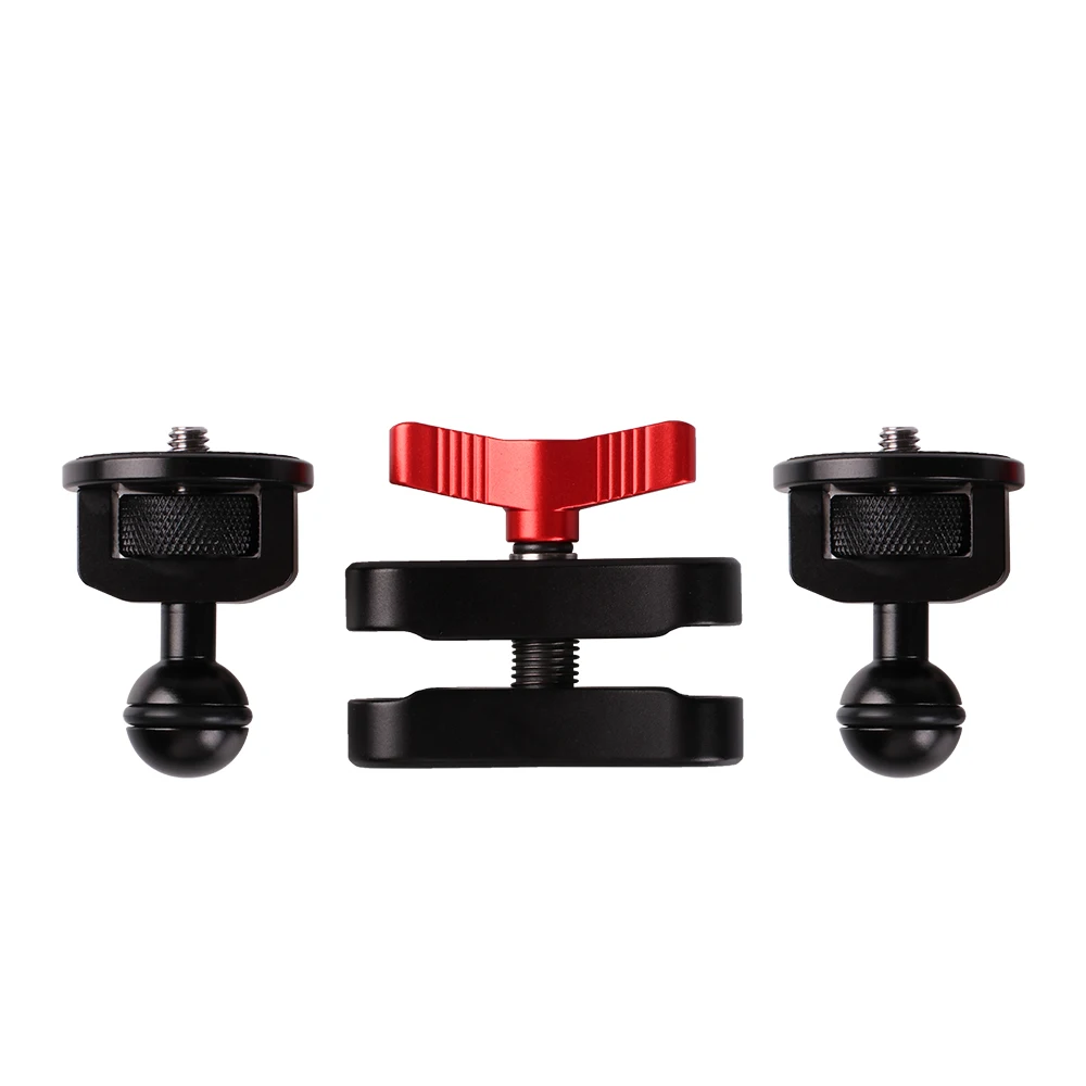 Портативный адаптер с двойной шаровой головкой для крепления обуви гибкий