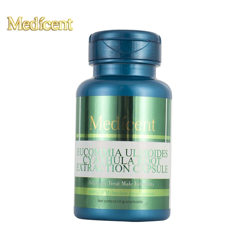 

Medicent Eucommia Ulmoides Cyathula Root Extraction Capsule, Adjuvant Treat Male Infertility, help Prostatic disorder, 50pcs