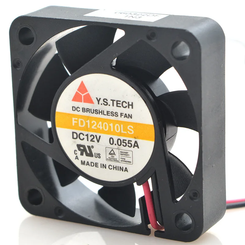 

Новый тайваньский вонсана для Y.S FD124010LS 4010 12V 0.055A 2 линии Ультра тихий вентилятор