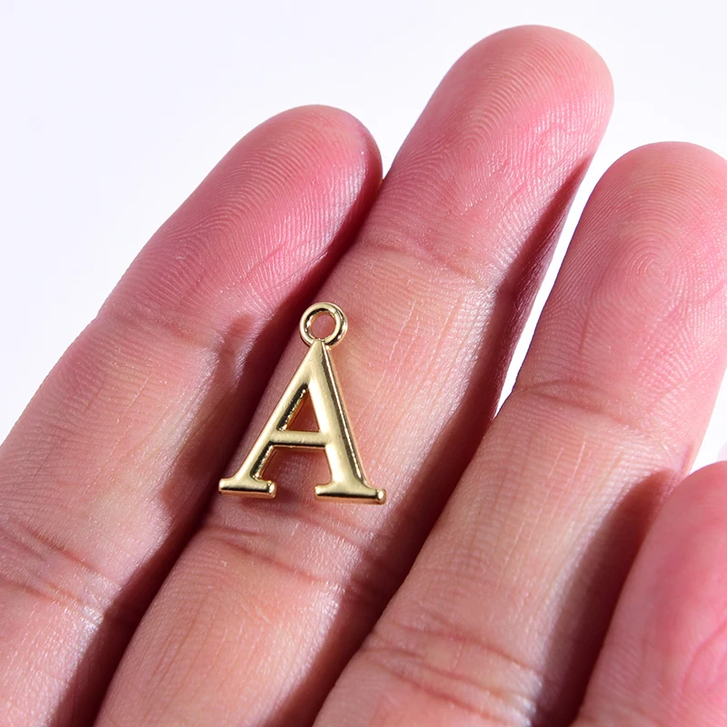 26 букв цветные подвески алфавиты модное ожерелье серьги сделай сам ювелирные