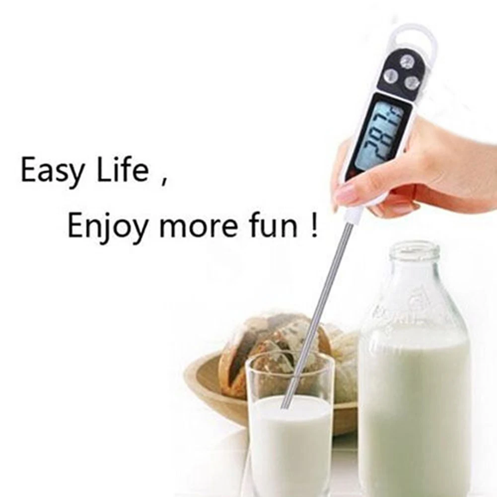 

Durable Kitchen Digital Food Thermometer For Meat BBQ Water Milk Oil Convenience Electronic Oven Cooking Temperature Probe Tools