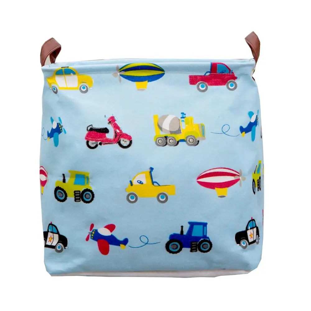 

Cube Folding Laundry Basket For Kids Toy Storage Sundries Books Dog Toys Organizer Box Clothes Bag