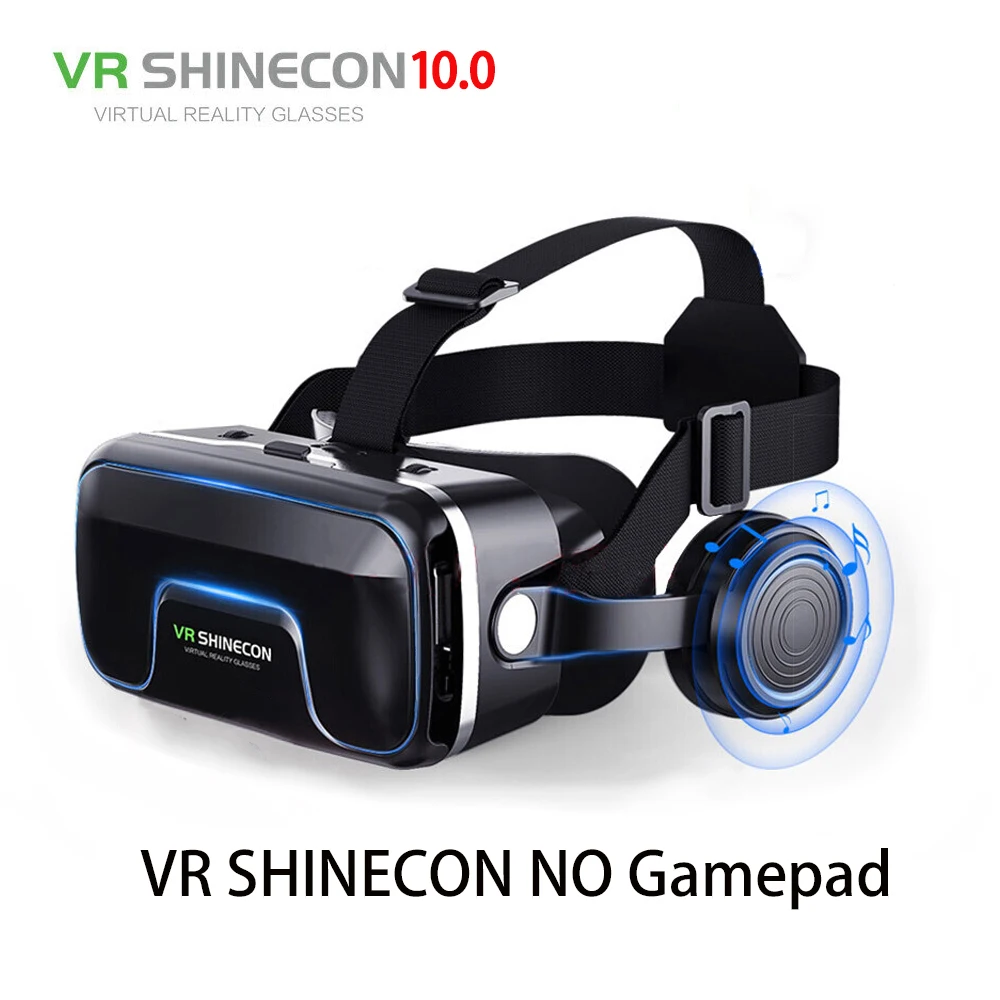 VR No Gamepad Хит! Google Cardboard VR shinecon Pro версия VR Виртуальная реальность 3D очки+ умный Bluetooth беспроводной пульт дистанционного управления геймпад - Цвет: VR No Gamepad