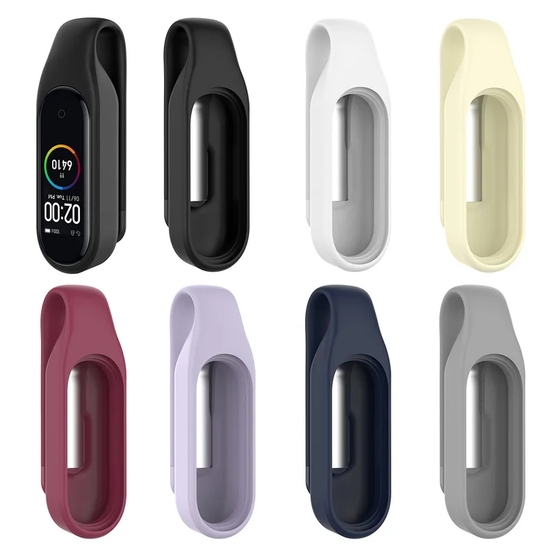 Универсальные стальные зажимы для смарт-браслета Xiaomi Mi Band 4 сменные застежки