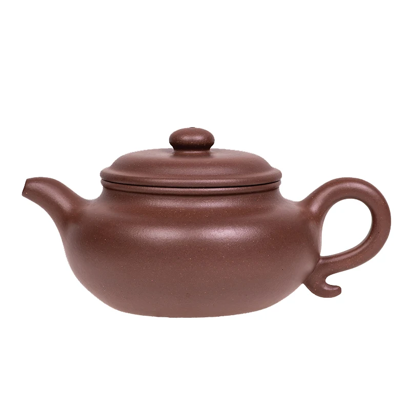 

Yixing manual recommended home purple sand tea set tycoon antique old purple clay pot home Tibetan 4 well