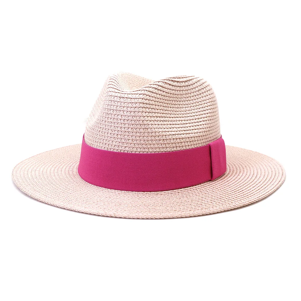 Шляпа женская Соломенная с плоским верхом и козырьком | Аксессуары для одежды