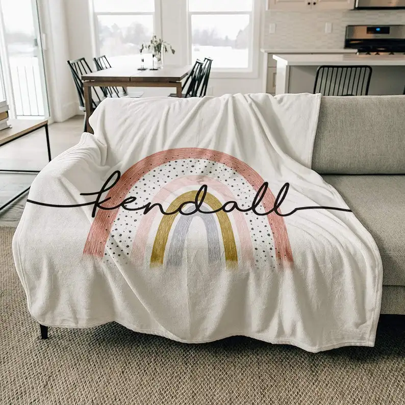 

Personalized Blankets for Family Members Fleece Sherpa Woven Blankets Blanket Custom Blankets Cartoon Blanket Bedroom Decoration