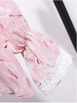 Новинка 2020 весна осень женский милый комплект из 2 предметов кружевная шифоновая