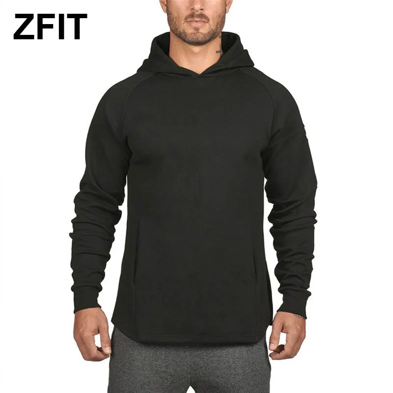 ZFIT весна-осень мужская куртка для бега спортзала толстовки спортивная мужские