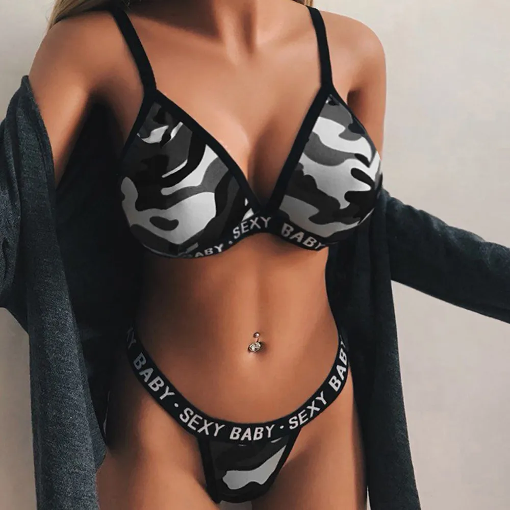 Новый Топ сексуальный комплект нижнего белья зеленые бюстгальтеры хлопковый