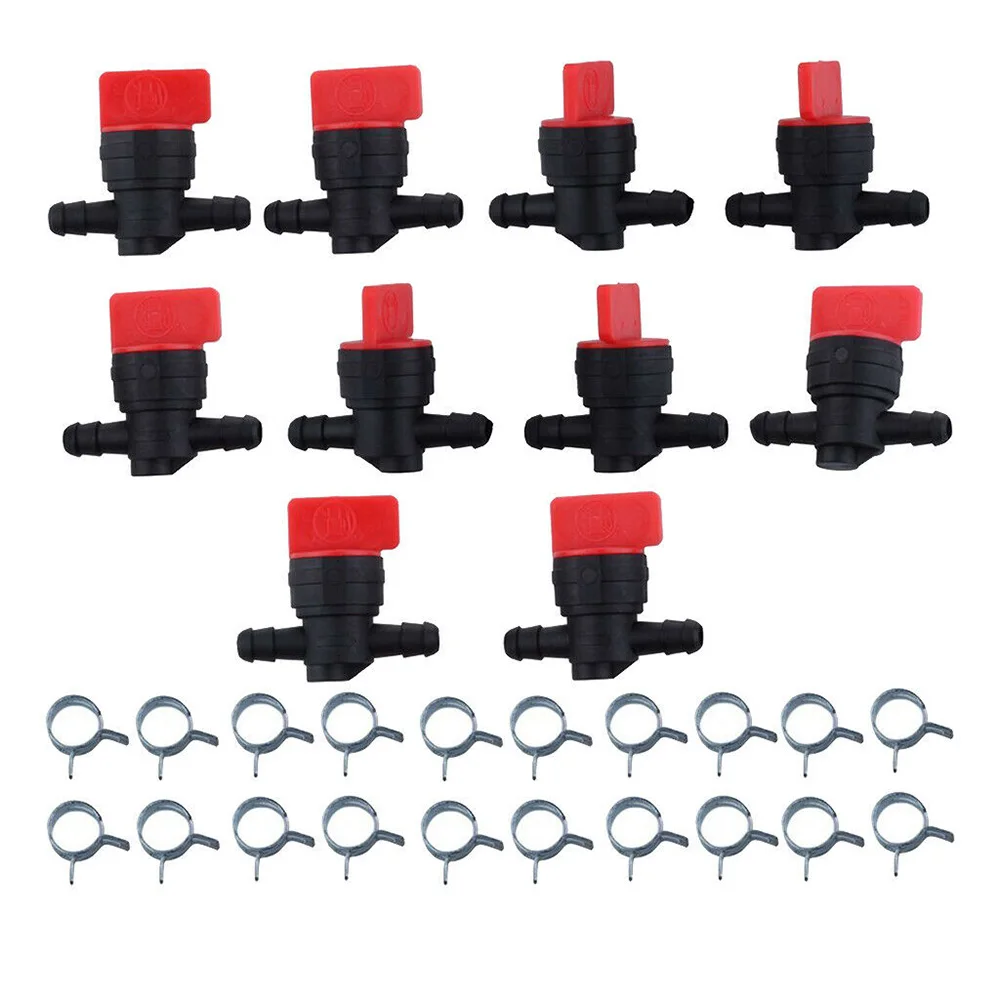 Для Petcock мотоциклетные клапаны отрезать 1/2 "Хомуты шланга для 1/4" ID топливной
