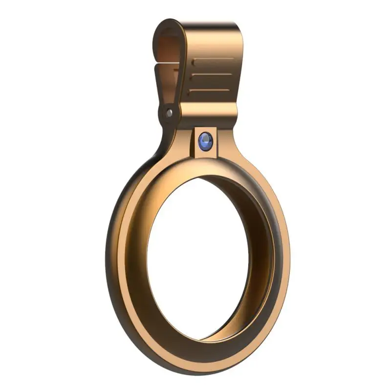 

Suitable For Apple Airtags Locator Metal Protective Sleeve Anti-lost Keychain Device Anti-scrah Protector Shell For Apple Airtag
