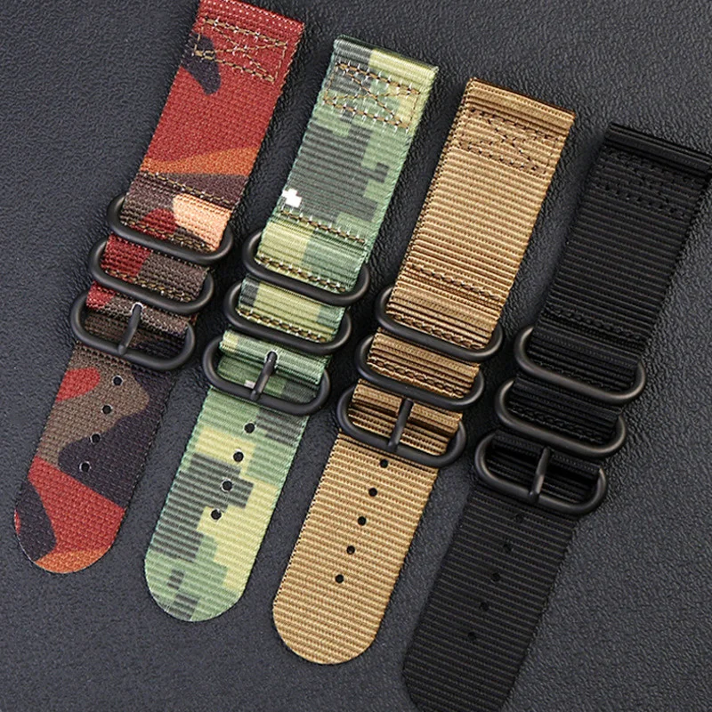 

Premium Durable Watchbands For Casio PRG-650 PRW-6600 PRG6006 Nylon Camouflage Waterproof Watch Strap Replacement Bracelet Band