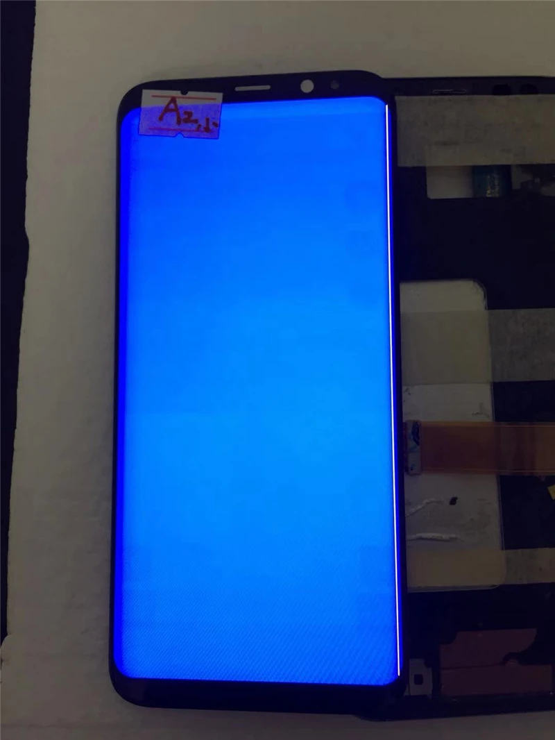 NO.A2 with SBI AMOLED с линией для samsung Galaxy S8 PLUS G955A G955U G955F ЖК-дисплей кодирующий преобразователь сенсорного экрана в сборе - Цвет: NO.A2 with SBI