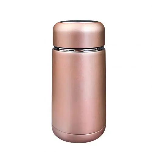 Rose Gold 300 мл Вакуумная чашка из нержавеющей стали дорожная емкость для воды с теплоизоляцией Питьевая чашка бутылки для воды термо посуда для напитков питьевые бутылки - Цвет: Rose Gold