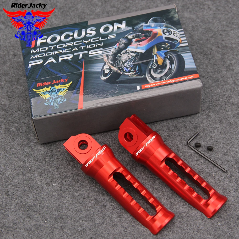RiderJacky CNC Передняя подножка мотоцикла подножки для ног педали Yamaha YZF R6 YZFR6 1999 2020 2016
