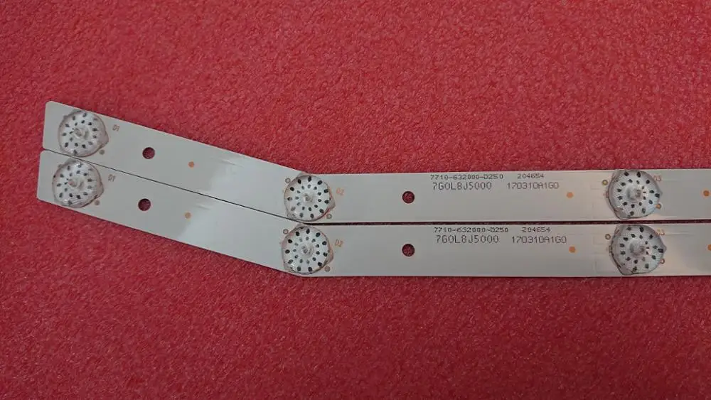

New 10 PCS/lot 6LED(6V) LED Backlight strip for JS-D-JP3220-061EC E32F2000 AKTV3222 ST3151A05-8 V320BJ7-PE1 AKTV3216 ST3151A04-8