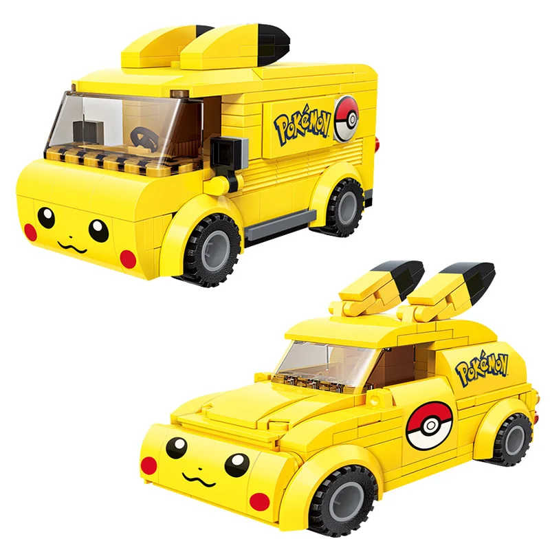 Новый детективный автомобиль cucucupikachu кирпичная головка DC Brickheadz строительные