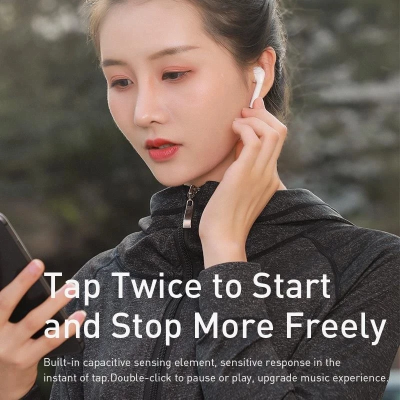 YOUPIN Baseus Encok TWS True Wireless V5.0 Bluetooth гарнитура W04 / Pro Type-C/Совместимость со стандартным