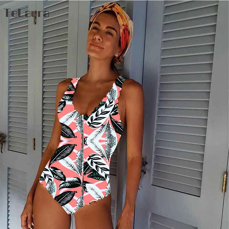 One Piece Swimwear Women Swimsuit 2020 Bandage Bathing Suit Monokini Plus Size Swim Push Up Swimming for | Спорт и развлечения