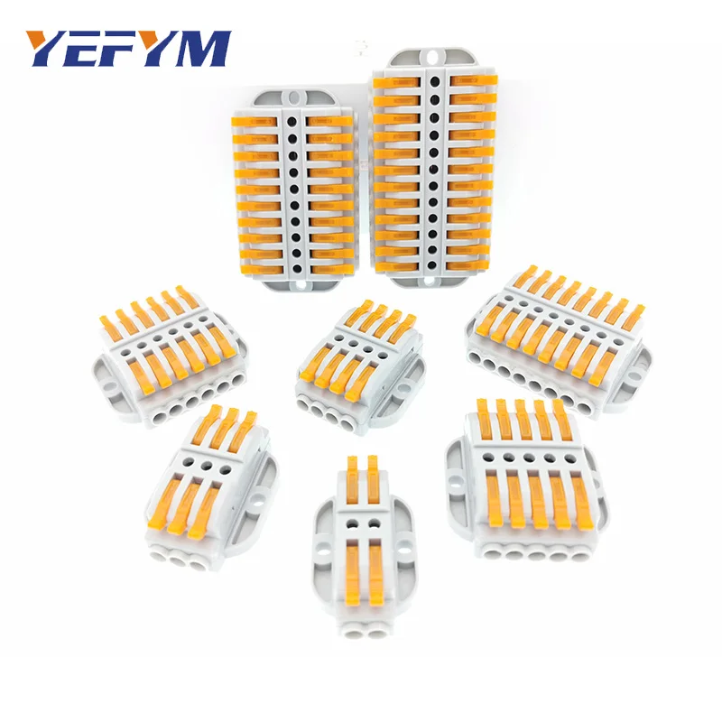 Электрический соединитель в ряд мини Клеммная колодка для проводов 1