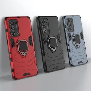 for cover oppo reno 6 pro case for reno 6 pro capas pc armor kickstander shockproof magnetic holder case for reno 6 pro 6 fundas free global shipping