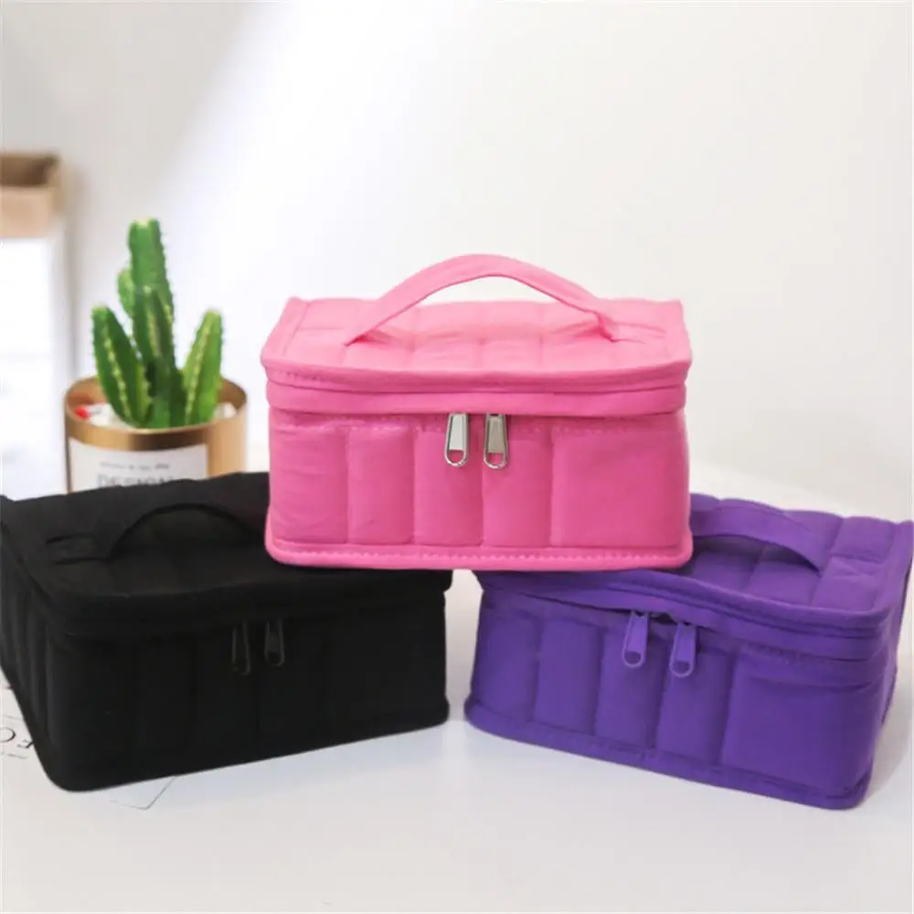 Carrying Case Holder Perfume Oil Portable Travel Storage Box Aromatherapy 17-grid Essential Bag | Дом и сад