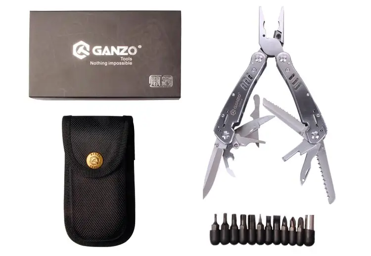 Ganzo G300 серия G302-B G302-H многофункциональные плоскогубцы 26 инструмент в 1 набор