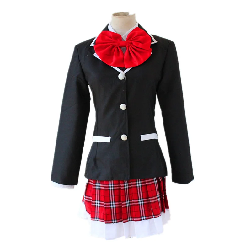 Аниме парик Love Chunibyo другая крутящаяся школьная униформа для девочек Rikka Takanashi