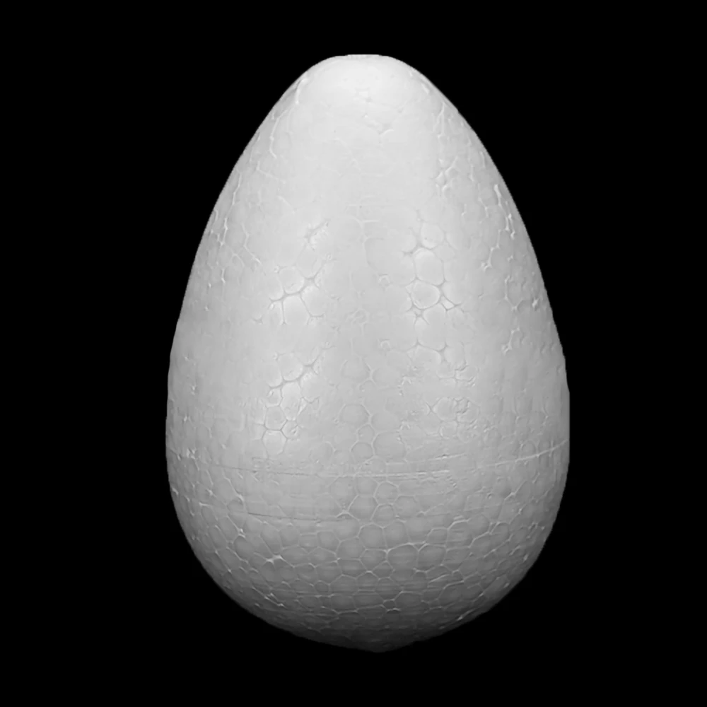 10Pcs Artificial Foam Eggs Easter Chridren DIY Toy White Craft Egg Christmas Home Styrofoam Ball Decor Wedding Party Supply | Дом и сад