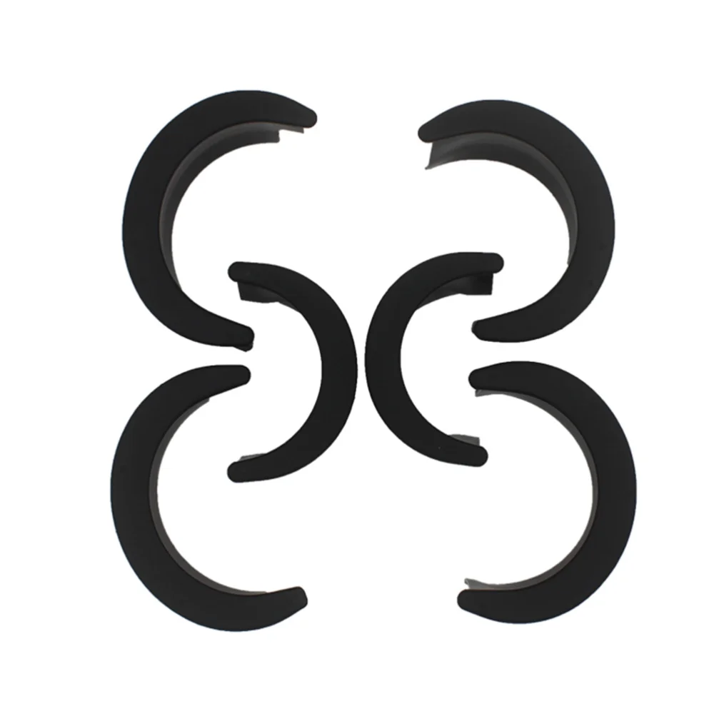 

6PCS Billiards Table Pocket Liner for Pool Table Bar Home 4 Corner 2 Side Black