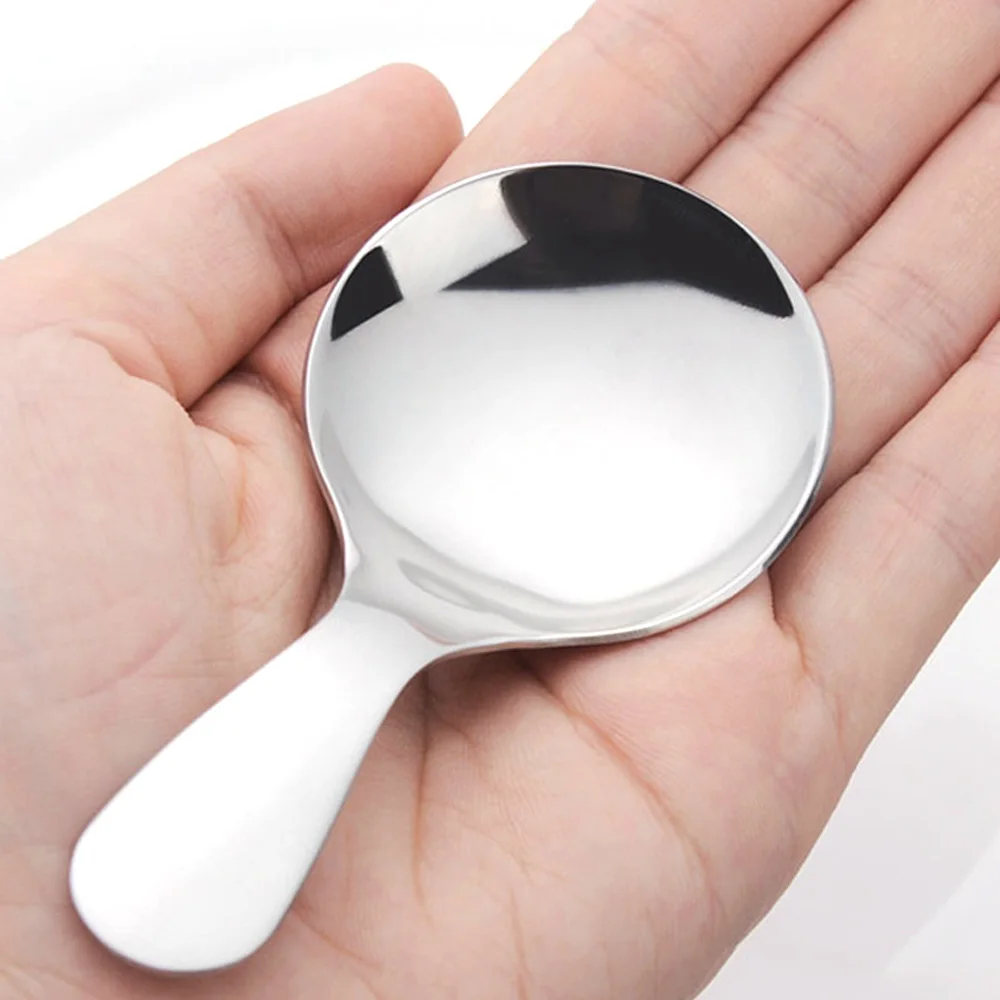 Ложка из нержавеющей стали 1/3 шт. ложка с короткой ручкой для сахарной соли специй