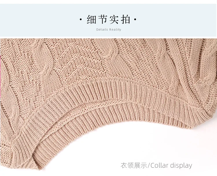 

Elegant Long Dress Knitted Pullover Sweater Dresses for Women Twist Casual Slim Fit Slash Necek Mid-Calf Midi Tops Femme