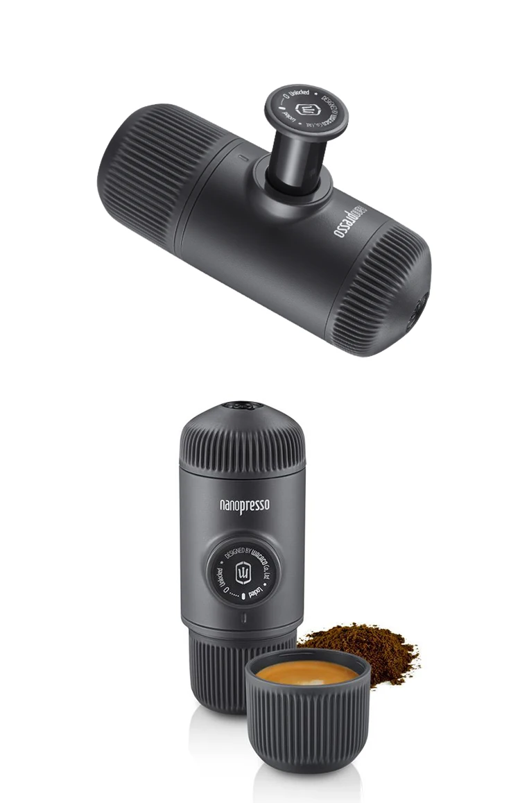 Новое второе поколение WACACO nanopresso порошок ручной портативный Эспрессо машина поставляется с защитной крышкой