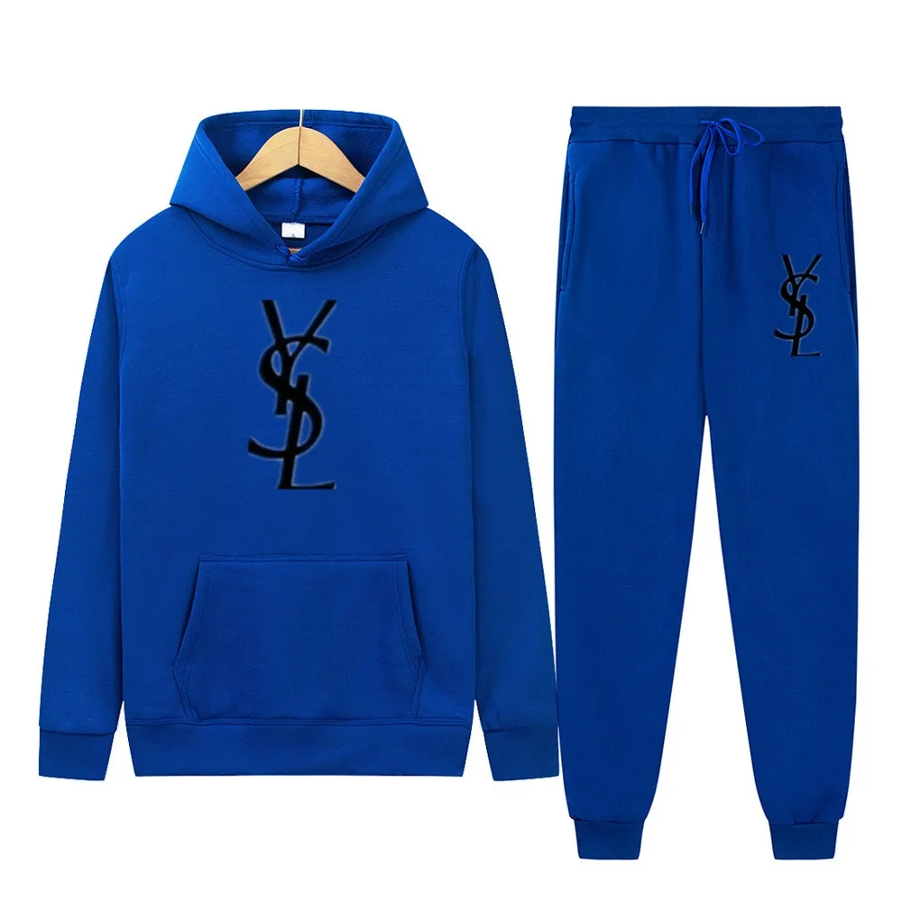 

Casual Sweatshirts Set Men's 2 Piece Tracksuit Men Casual Suit Striped Sportswear Men Hooded Top Outdoor Sport Pants Track Suit