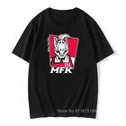 Смешная футболка с мультипликационным графическим принтом из 100% хлопка, большие размеры