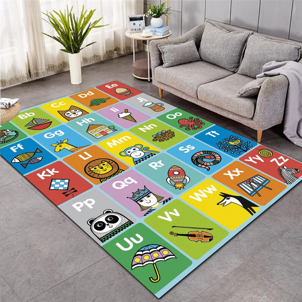 Развивающие коврики в салон детские 3D печатанный ковёр Коврик для прихожей