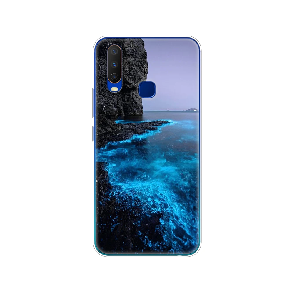 Чехол-накладка для Vivo Y11 2019 силиконовый мягкий чехол из ТПУ 6 35 дюйма Y17 Y15 Y12 Y3 15 12 3 11