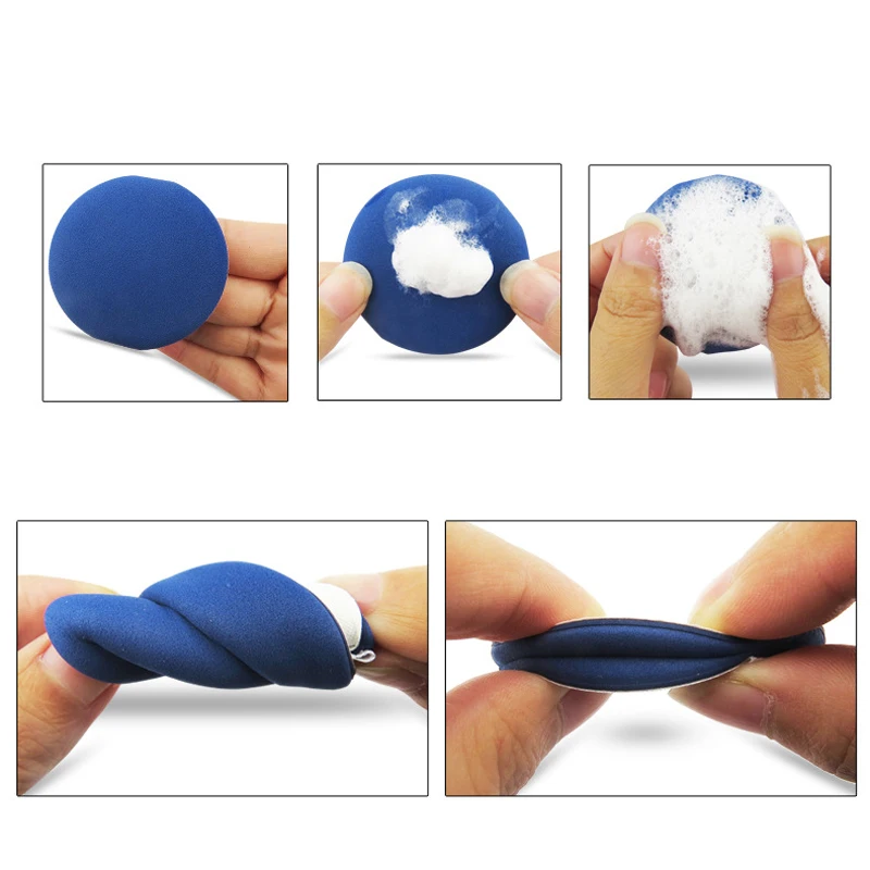 1/3/5 штук в упаковке профессиональная круглый Форма Чистка для лица и тела пудры