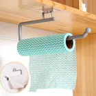 Кухонный бумажный рулон держатель самоклеящаяся стойка вешалок для полотенец для Ванная комната держатель для туалетной бумаги рулон крюк органайзер для подвесного тренинга полка