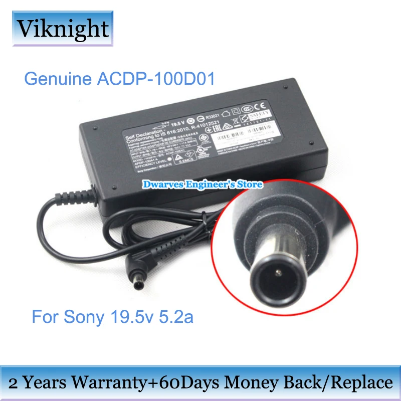 Натуральная ACDP-100D01 19,5 V 5.2A 101W ТВ адаптер переменного тока для sony KDL-43W800C KDL-42W706B KDL-43W809C KDL-43W755C KDL42W706B KDL43W829B