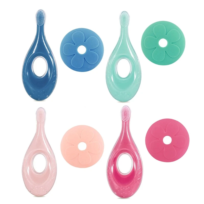 

Kids Soft Silicone Training Toothbrush Newborn Baby Children Dental Oral Care Tooth Brush Tool Kids Teething Teether