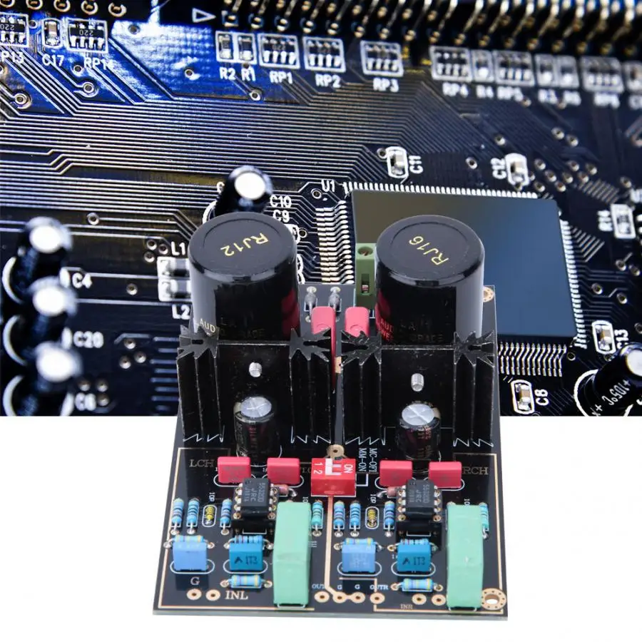 Мультиметр Phono Stage Amp Audio Dual Circuit MM/MC HIFI готовая Плата усилителя штатив для
