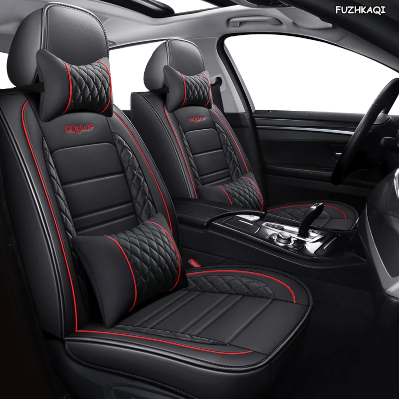 

FUZHKAQI leather car seat cover For suzuki baleno celerio liana ignis grand vitara swift 2008 wagon car accessories seat cover
