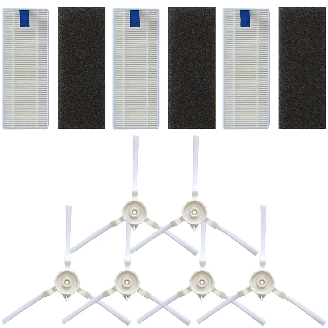 

Vacuum Cleaner Sponge Filter Side Brushes Kit For Rowenta Explorer Serie 40 Sponges Side Brushes Household Cleaning Tools Robot