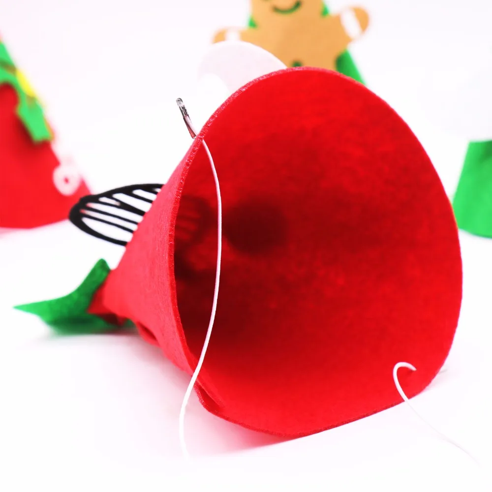 Сумки для рождественской вечеринки/деревянная подвеска/шляпа куклы Санта Клауса