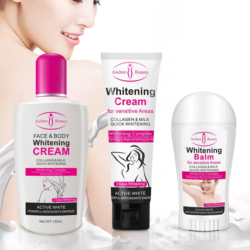 Beauty Face Body отбеливающий крем бальзам Stick 3 шт./компл.|Автозагары и бронзаторы для