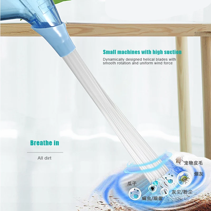 Портативный беспроводной пылесос ручной мини Мощное всасывание экологичный