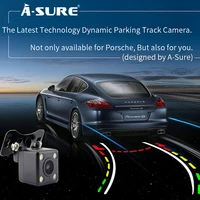 a sure car rear view camera universal backup parking reverse camera 8 led night vision waterproof 170 wide angle hd color image