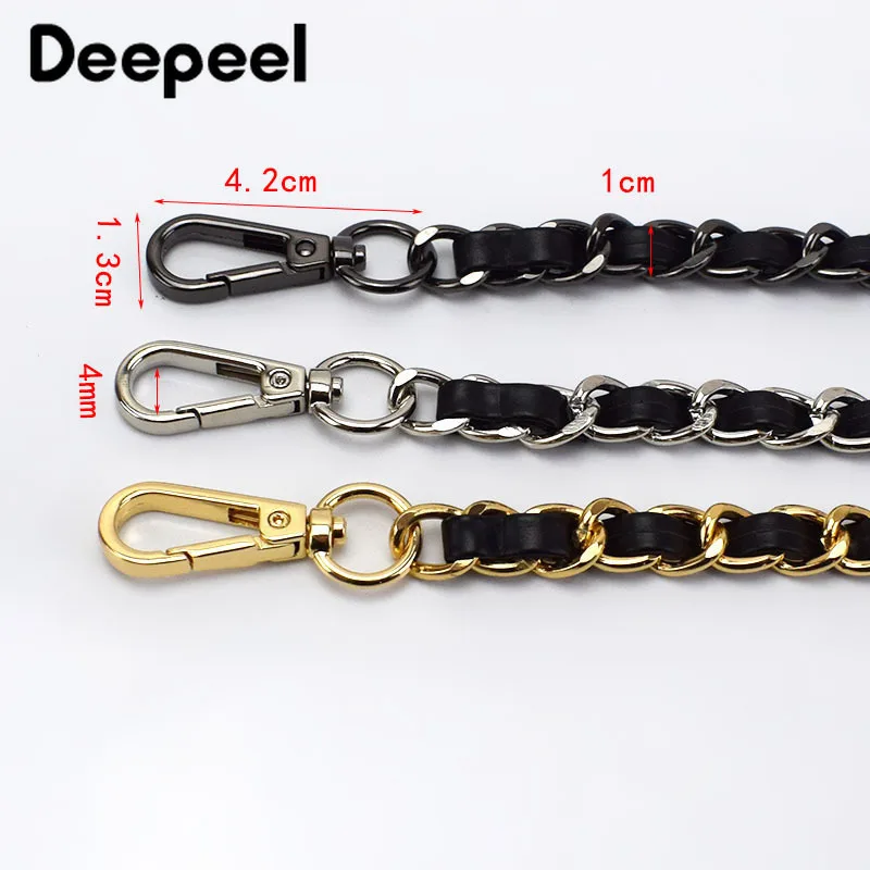 Deepeel 1 шт. 120 см Женская модная сумка из искусственной кожи с металлической